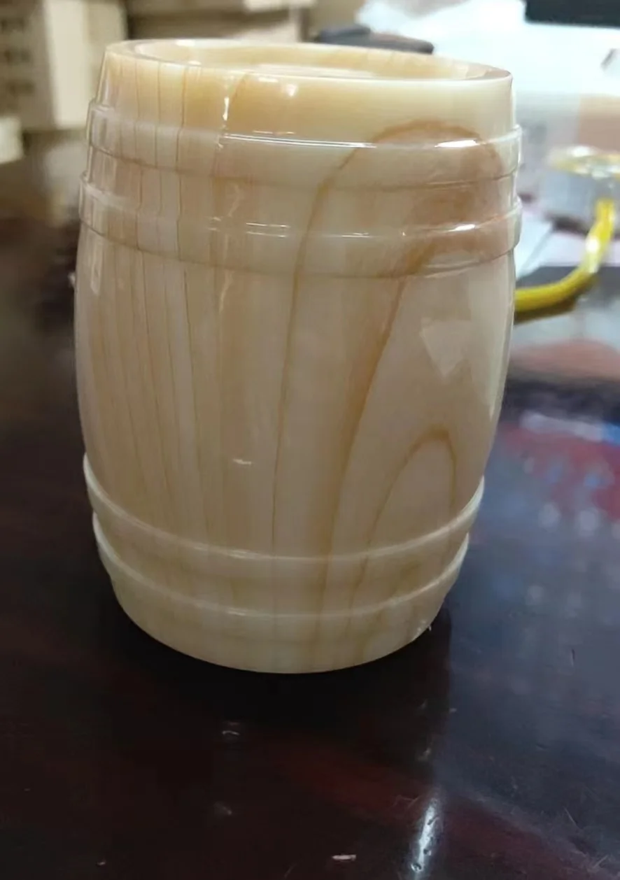 木纹酒桶色盅
