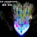 发光心形三层酒架36孔