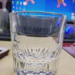 玻璃 厚底剑纹酒杯