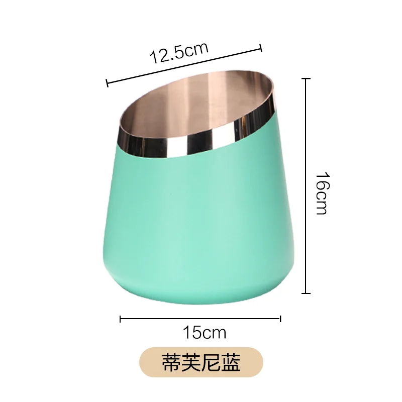 斜口垃圾盅