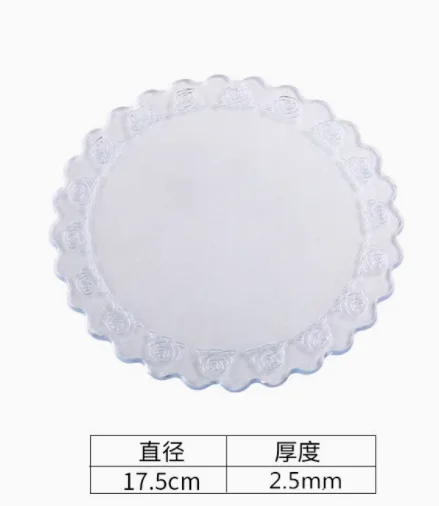 玫瑰杯垫