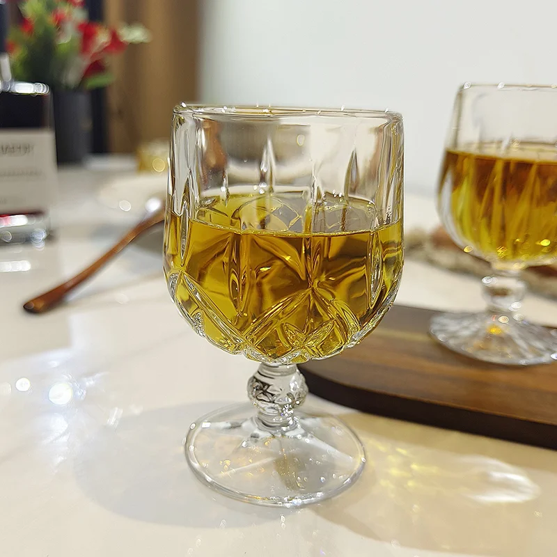 玻璃 矮脚白兰地杯