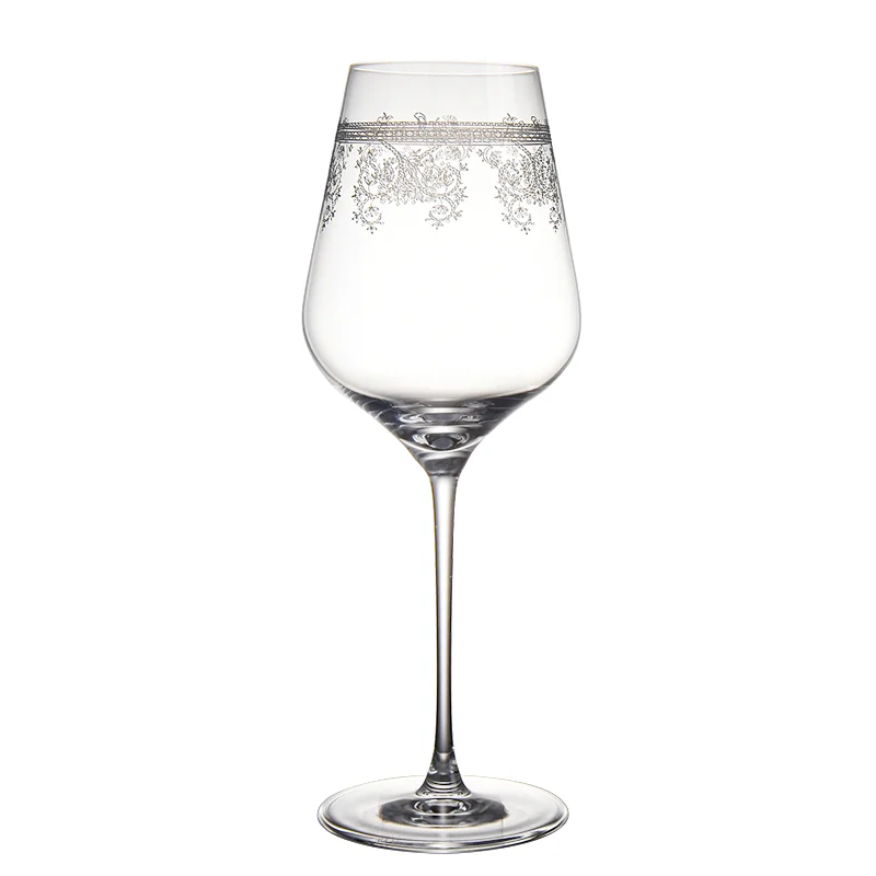 水晶雕花红酒杯