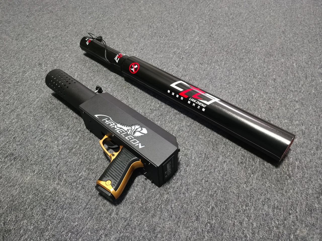 变色龙礼花枪