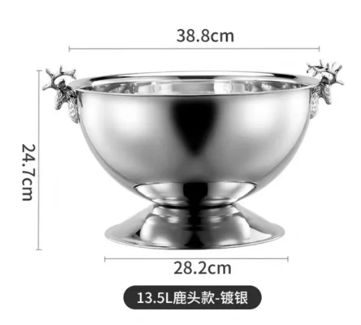 带脚碗形香槟盆