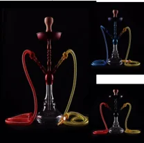 晶质双管水烟壶