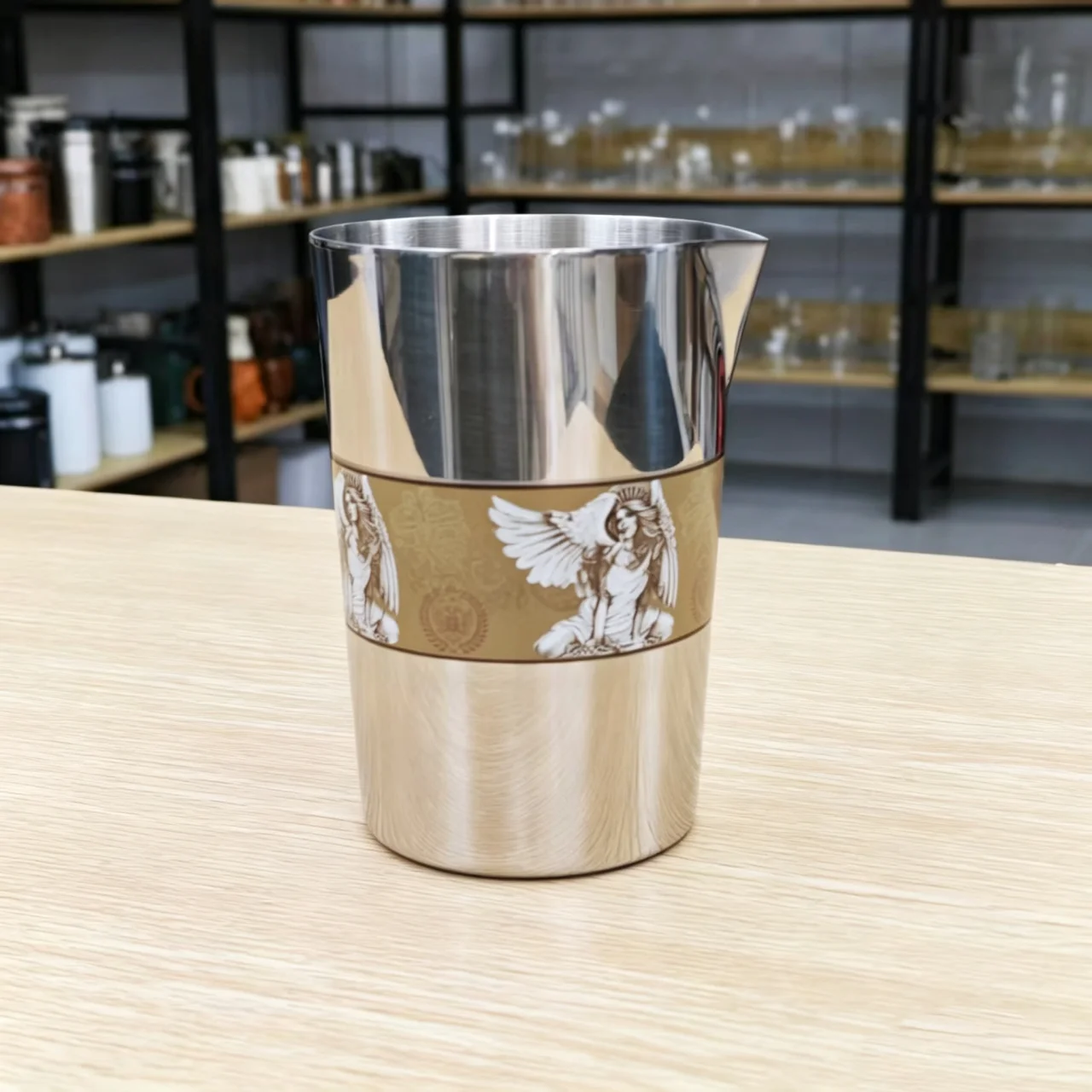 飞翅女神拉花杯
