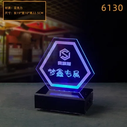 桌面发光灯牌
