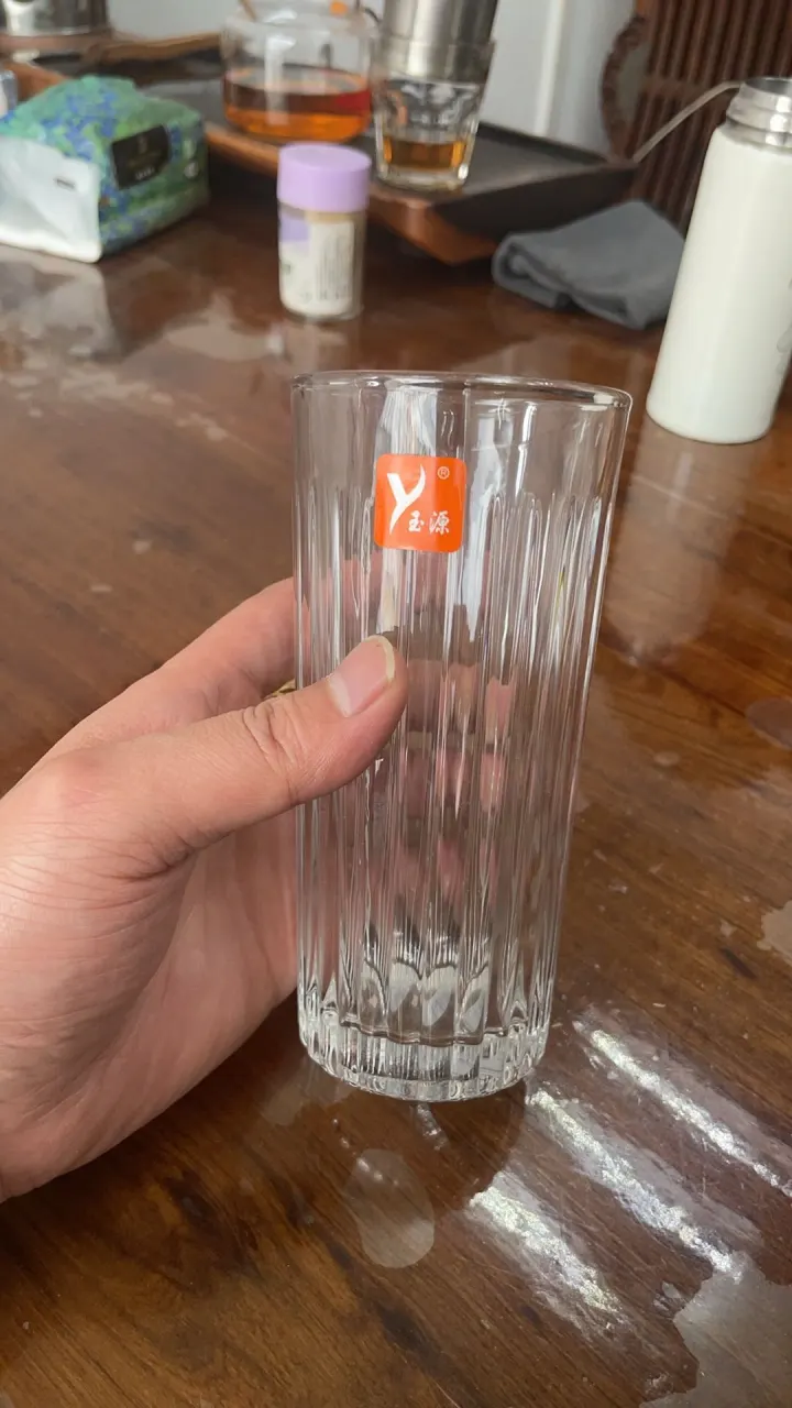 玻璃 条纹水杯