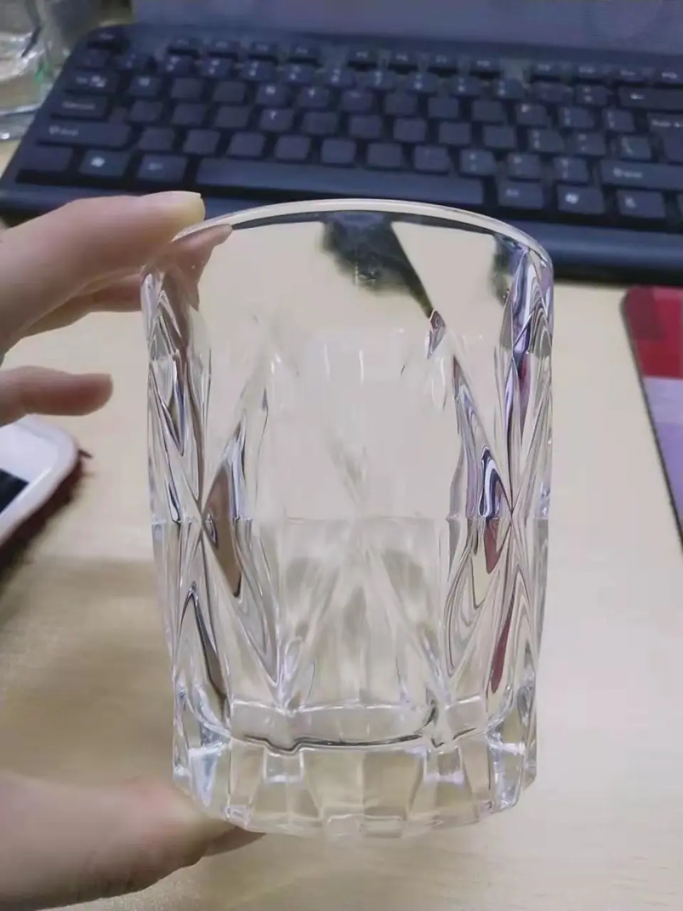 玻璃 伯爵大菱形酒杯