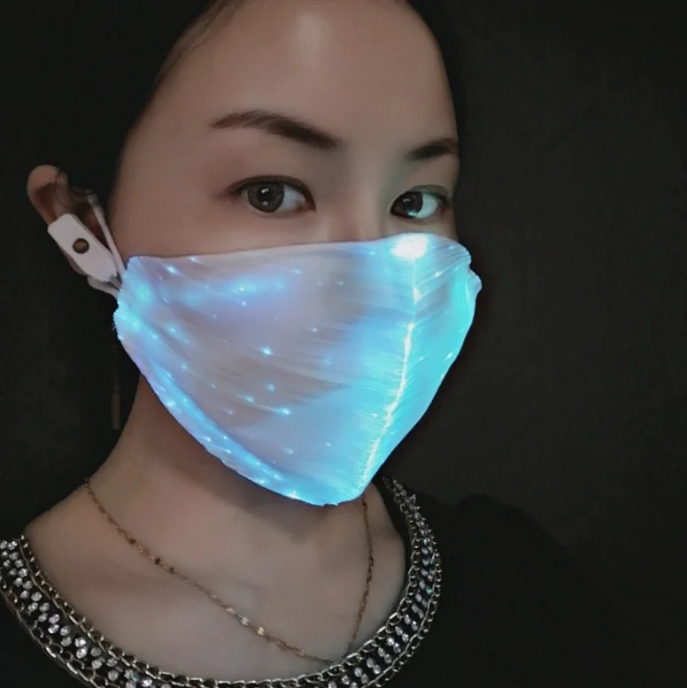 网红发光口罩