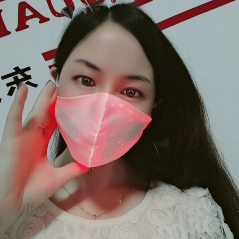 网红发光口罩
