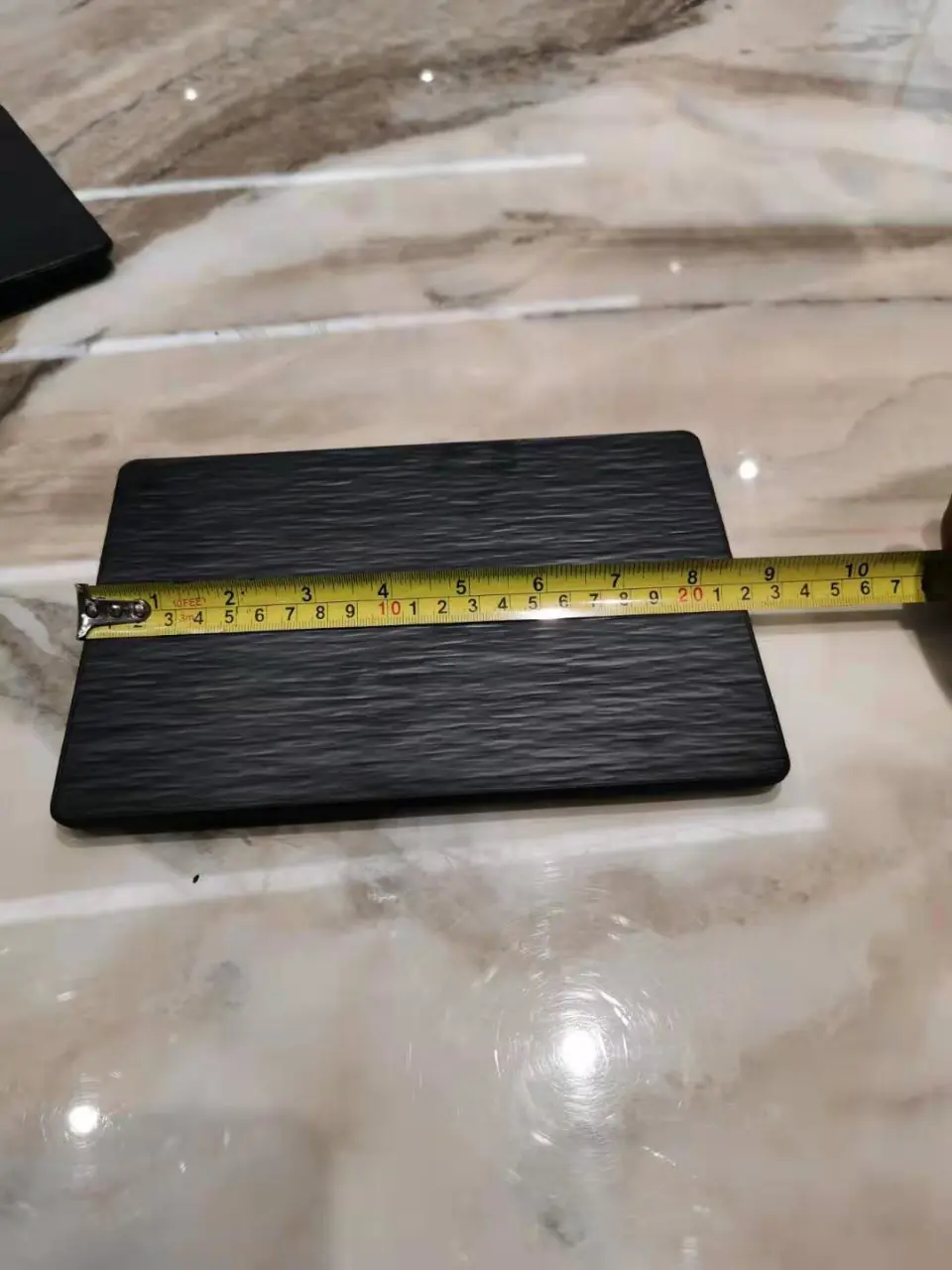 黑木纹水果盘