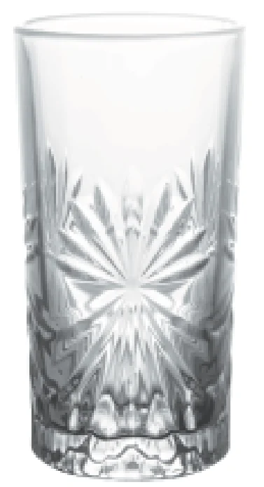玻璃菊花纹杯