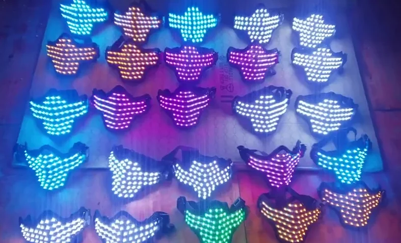 LED发光口罩