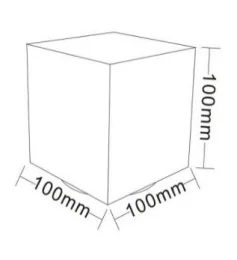 发光小正方型台灯
