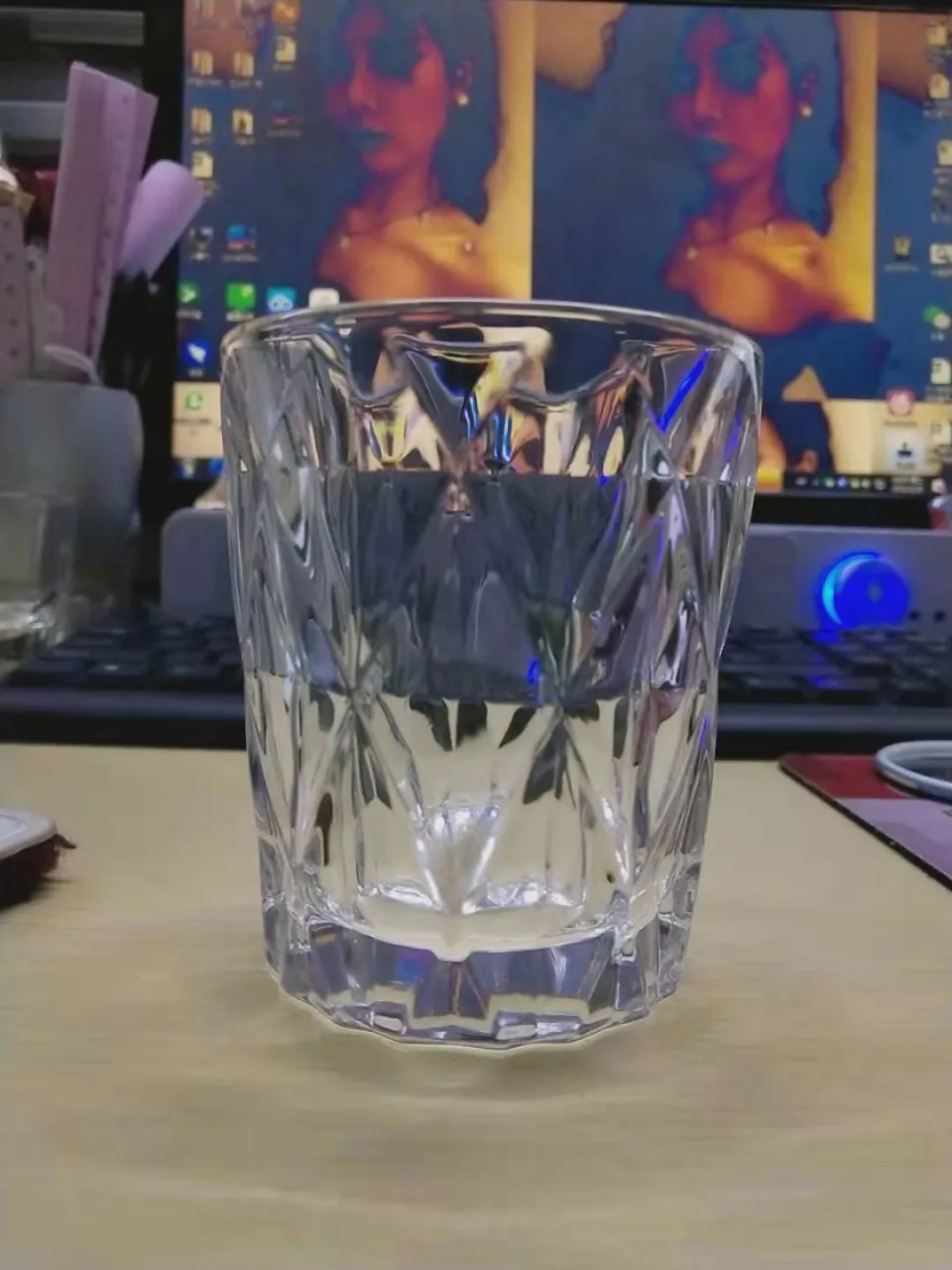 玻璃 伯爵大菱形酒杯