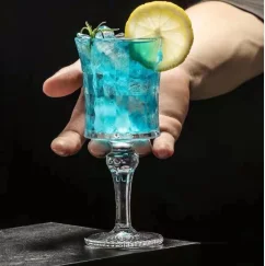 玻璃 钻石高脚红酒杯