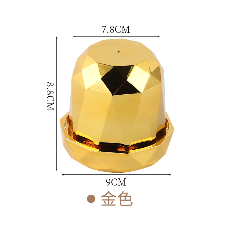 小钻石子母色盅