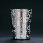 树叶拉花杯