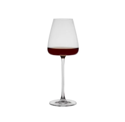 水晶凹底红酒杯