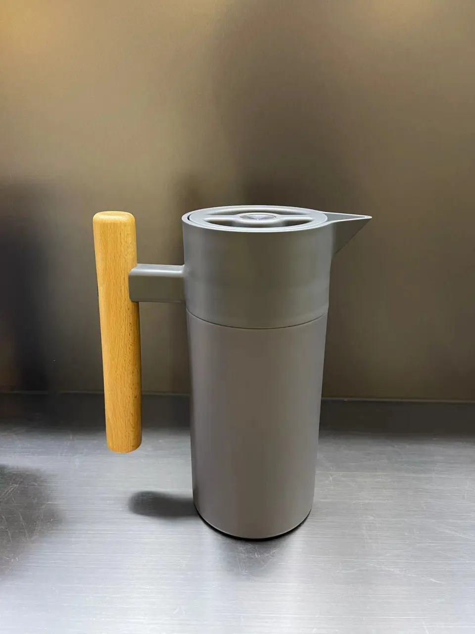 圆木柄 直身 保温壶