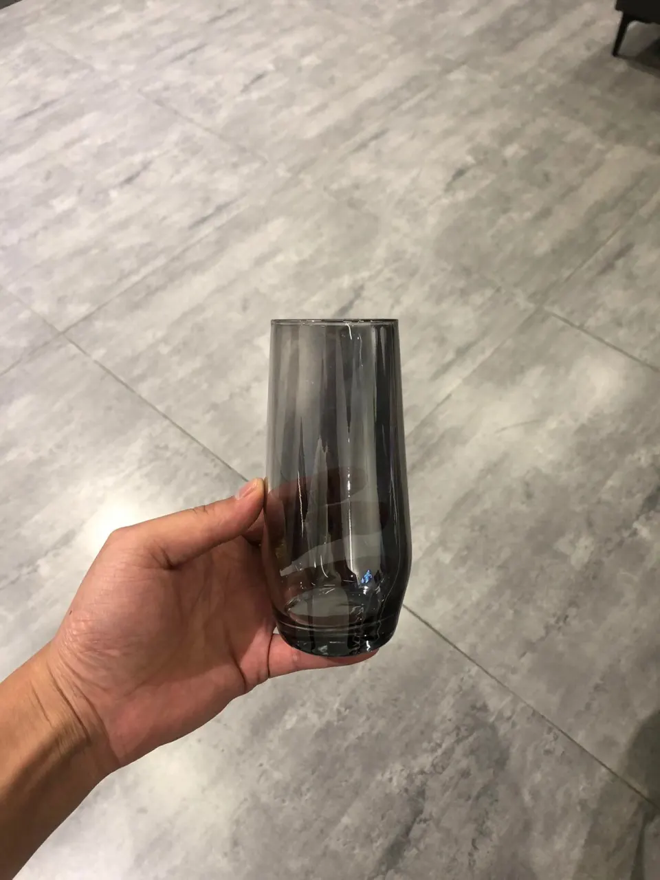 玻璃鼓形杯