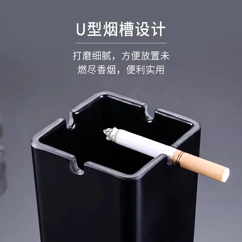 密胺方形烟灰缸