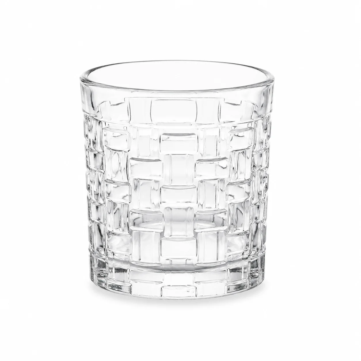 玻璃 刻花烈酒杯