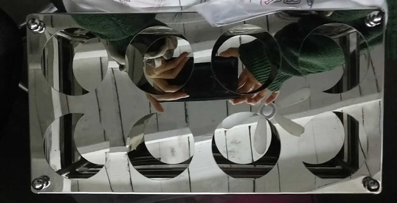 53305 不锈钢大#八角杯架