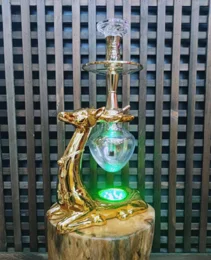 金鹿水烟壶