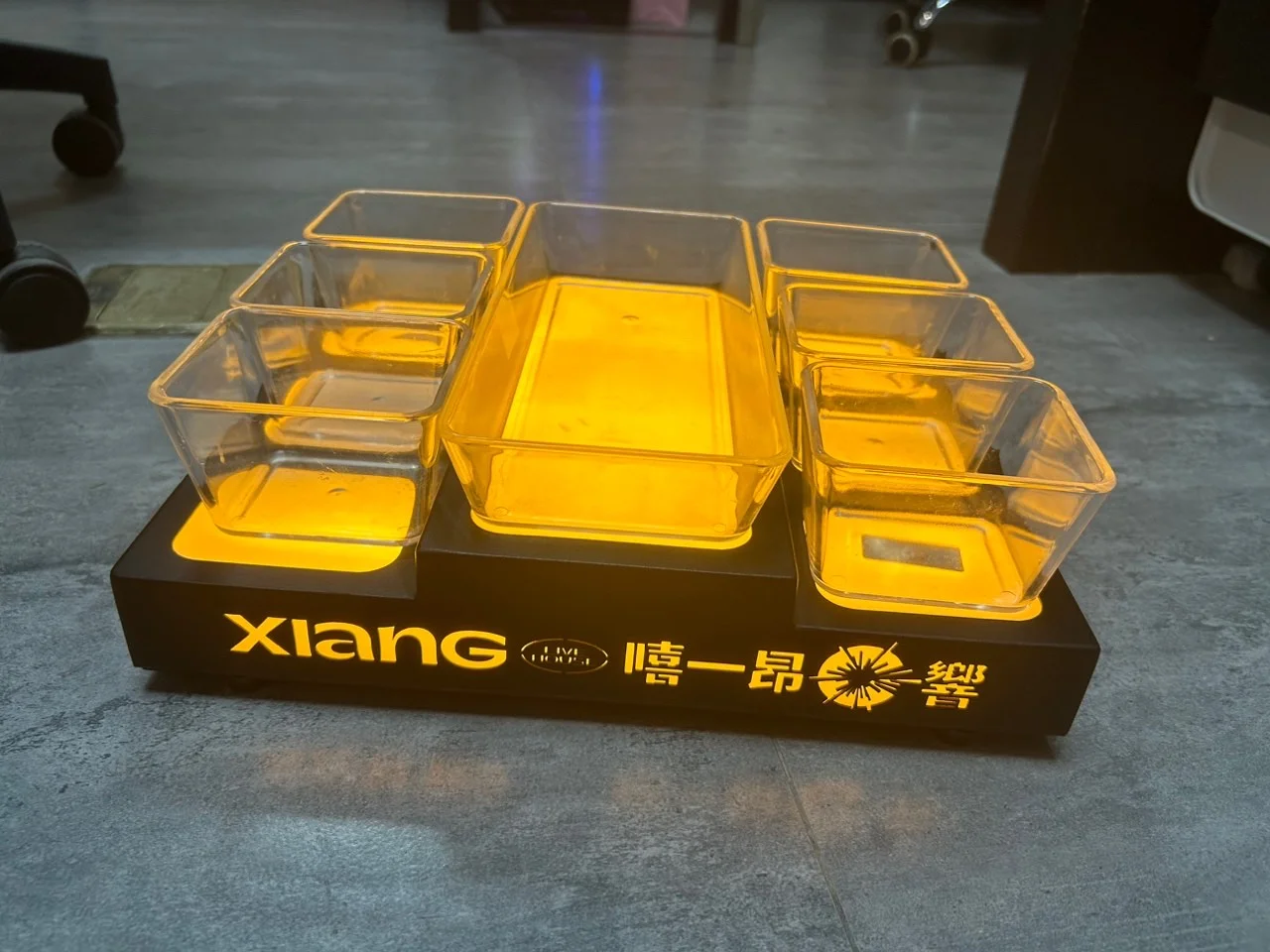 单层发光果盘架系列