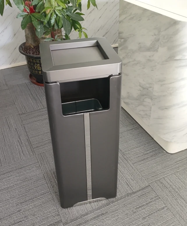 方形金属垃圾桶