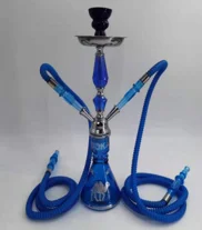双管骆驼纹水烟壶