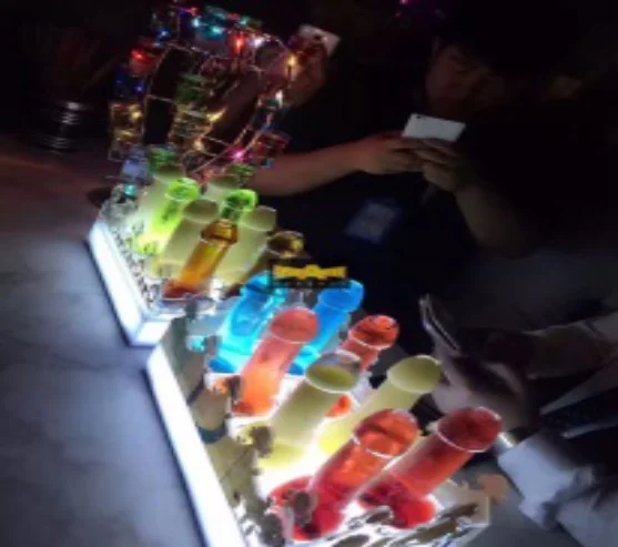 发光12孔阳具杯架
