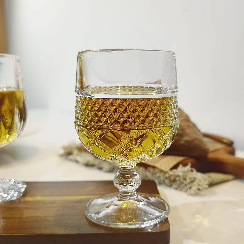玻璃 矮脚白兰地杯