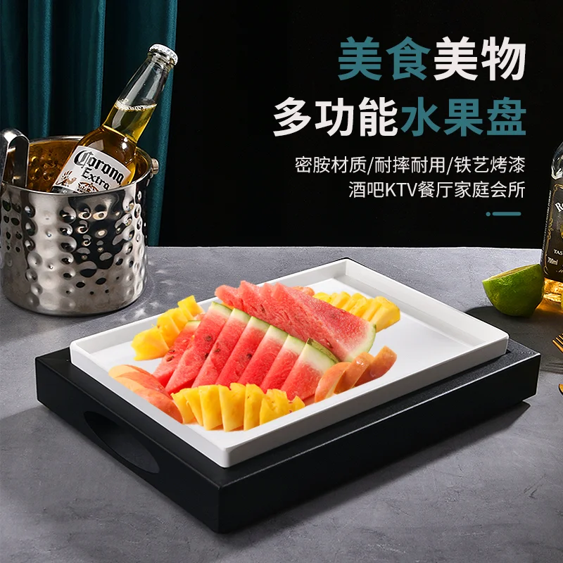 仿瓷长方果盘