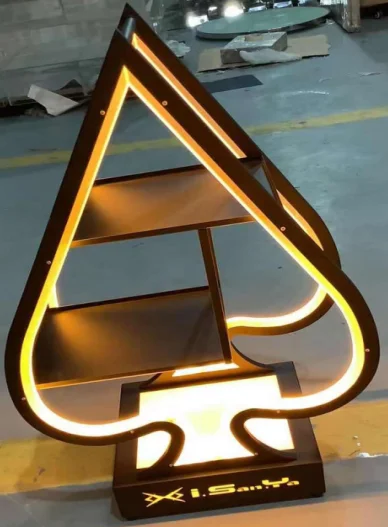 多层发光果盘架