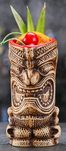 陶瓷TIKI鬼脸杯