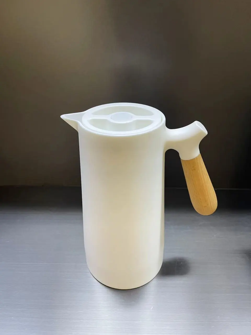 斜柄 玻璃胆 保温壶