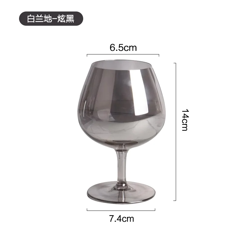 玻璃 圆肚白兰地杯