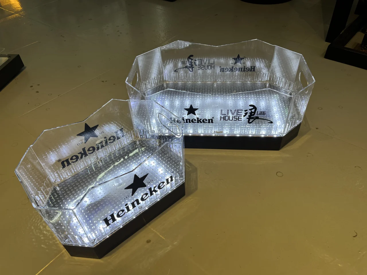 PC菱角发光啤酒箱