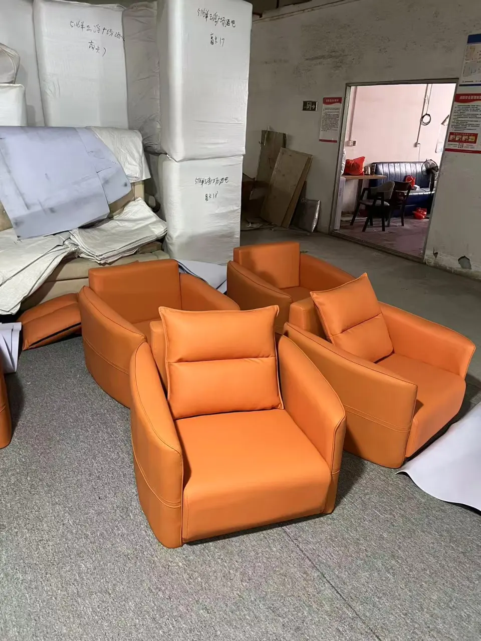 定制靠背单座沙发