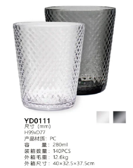PC棱纹杯