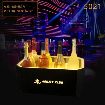 发光洋酒香槟桶