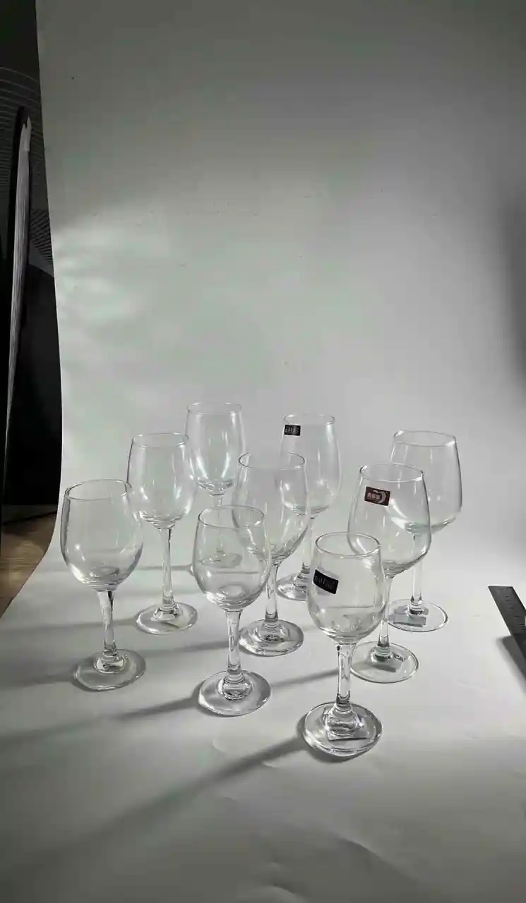 玻璃 高脚收口红酒杯