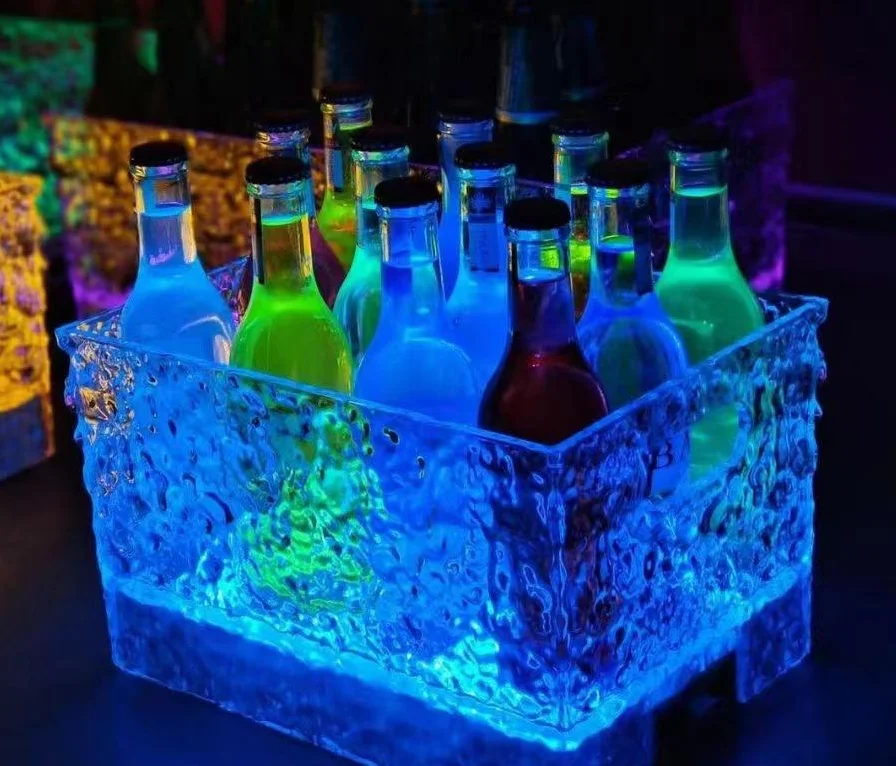 冰岩发光啤酒箱
