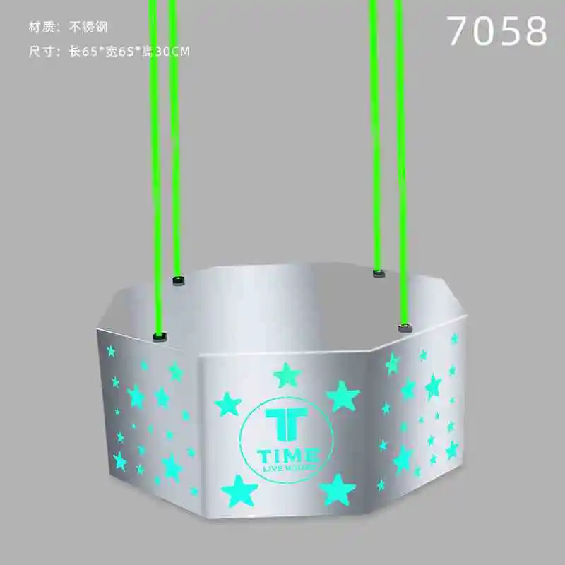 八角激光点舞台