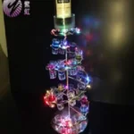 酒座造型 28孔螺旋杯架