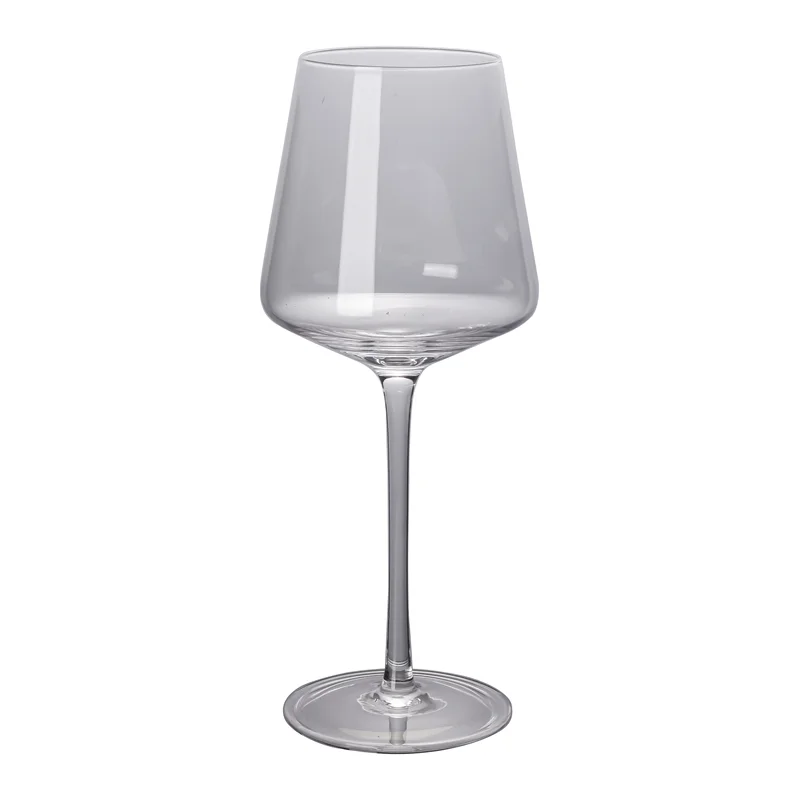 玻璃 卷边锥形红酒杯